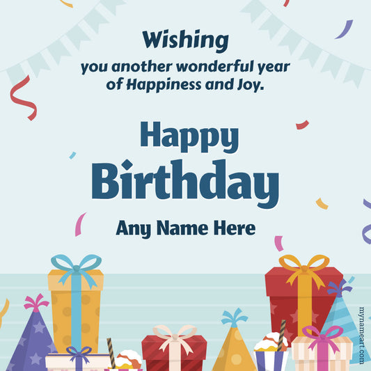 Wishing Birthday card